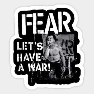 FEAR BAND Sticker